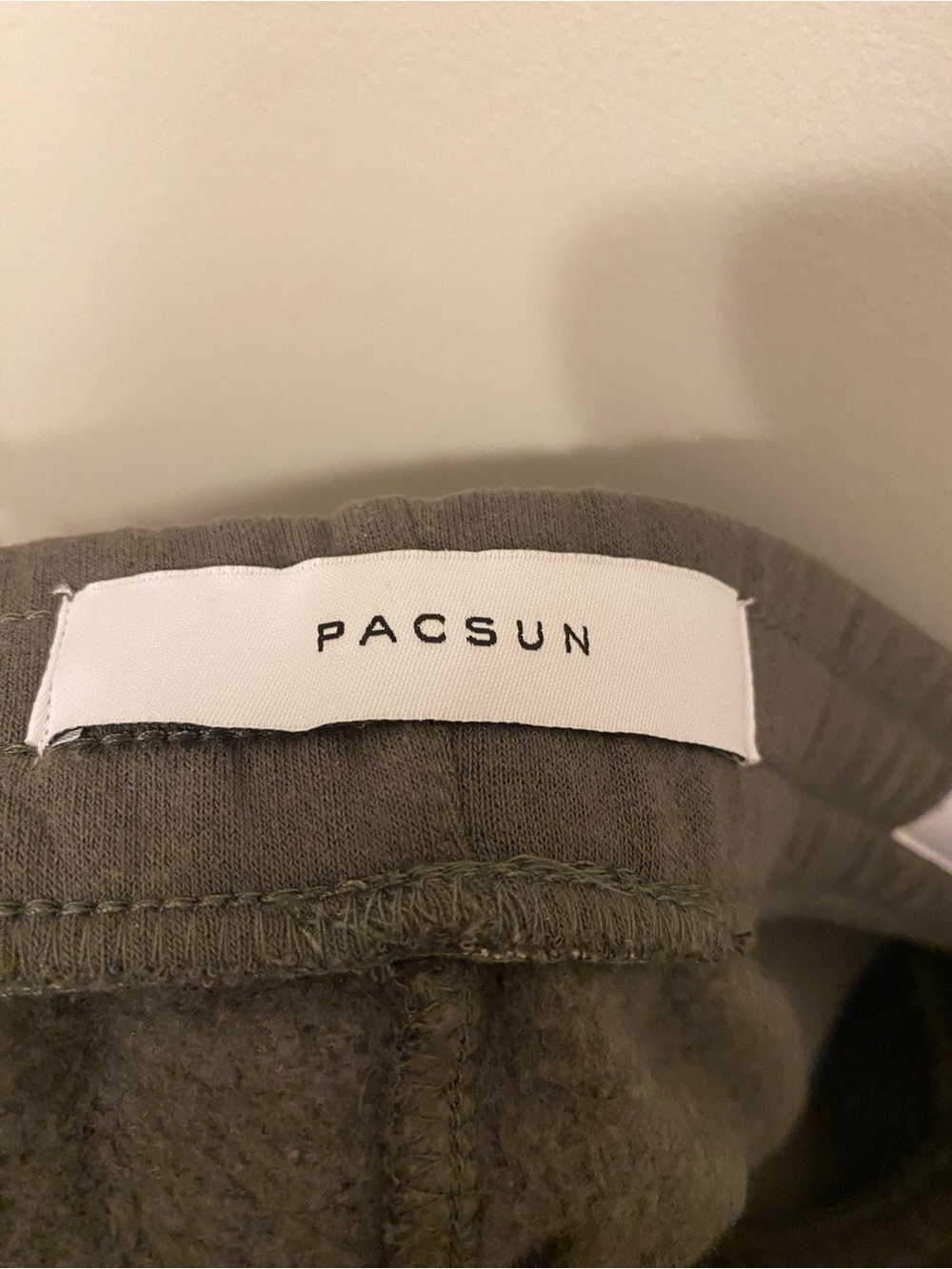 PacSun Olive Drawstring Joggers - Picture 2 of 4